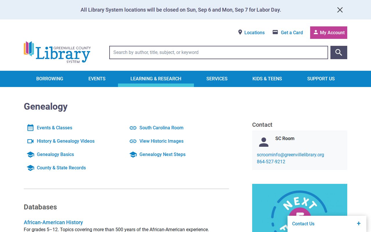 Taylors city directory companion genealogy databases at Greenville County Library