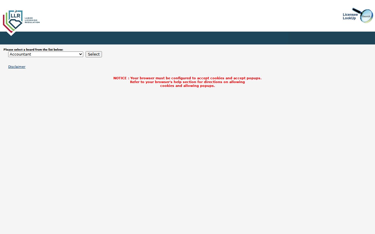 Taylors residents directory South Carolina license verification screen